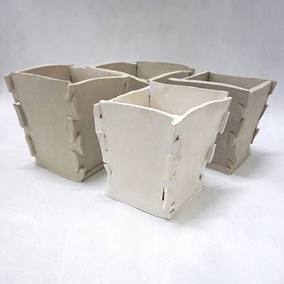 chloe silbano cage boite ceramique poush